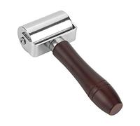 60mm Leather Press Edge Roller for Quilting, Platen Tools, Wooden Handle Leather Rolling Craft Roller Belts Press Edge Creaser Easy to Grip Handle Tools