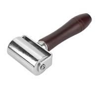60mm Leather Press Roller, High Carbon Steel, with Wooden Handle, for Glue Laminating