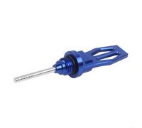 60mm Long Oil Dipstick 19mm Thread Aluminum(Blue) | Wear-resistant material, clear level markings, stable engine operation, direct installation