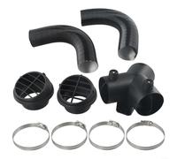 60mm Pipe Ducting Y Pie Set With Warm Air Outlet Vent And Hose Clips For Diesel Heaters - Compatible With Propex - Rv Trailer Camper Heating Accessories