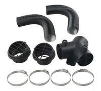 60Mm Pipe Ducting Y Piece Plus Warm Air Outlet Vent And Hose Clip | For Diesel Heater, Aluminum Foil Duct With Plastic Vent For Eberspacher, for webasto, for propex, for dometic 2Kw Heaters,
