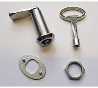60mm Quarter Turn Spanner Lock Set with Lock, Fixing Plate, Nut and Triangle Spanner Key
