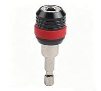 60mm Quick Change Drill Bit Holder, 1/4 Hex Shank Self-Locking Adapter for Electric Drills, High-Speed Steel Connecting Rod for Wood Framing and