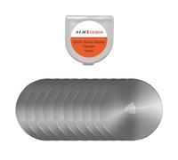 60mm Rotary Cutter Blades 10 Pack Replacement Blades Fits Fiskars, OLFA,Martelli,Dremel,Truecut,DAFA for Quilting Scrapbooking Sewing Arts & Crafts Sharp and Durable Cutter Blade