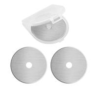 60mm Rotary Cutter Blades Replacement for Fiskars Paper Cutter Replacement Blades, Idea for Sewing, Arts and Crafts Cutting, Quilting Rotary Blades (3 Pieces)