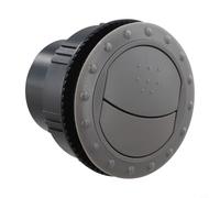 60mm Round AC Air Outlet Vent for RV, Bus, Boat & Yacht - ABS Plastic Indoor Air Quality Ventilation Accessory, 40mm Opening, Lightweight 38g, Black