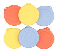 60mm Silicone Lids for Weck Jars，6 Pack Reusable Silicone Covers Replacement Lids for Weck Jars, Microwave & Dishwasher Safe, Fits Models 755, 080, 760, 975, 905, 762, 763, 764, 766, 995, 902