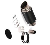 60mm Universal Motorcycle Exhaust Escape Modified Slip-on Carbon Fiber Vent Muffler Pipe For BWM S1000RR For CBR1000
