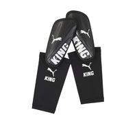 (60mm x 160mm x 80mm, Black/White) Puma King Shin & Ankle Guards