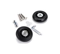 60Mm X 18Mm Luggage Suitcase Replacement Wheels, Rubber Swivel Caster Wheels Bearings Repair Kits, 1 4