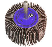 60mm X 30mm Aluminium Oxide Flap Wheel With 6mm Shaft - 80 Grit For Precision Sanding