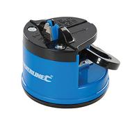 60mm x 75mm Portable Knife Sharpener - Suction Base Blade Edge Honing Grinding Kit - Kitchen Chef Carving & Scissors Steel - Pre-Set Angled Tungsten Carbide Filing | Non-Slip