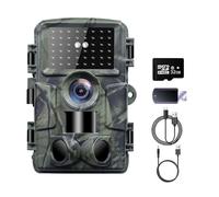 60MP HD Hunting Camera 4K WIFI With Micro SD 32GB Card Day And Night Vision Camera Backyard Farm Wildlife Monitoring