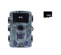 60MP WIFI Outdoor Hunting Trail Camera PR1600 4K Wildlife Cam Track Motion Activated Infrared Night Vision Waterproof Photo Trap(PR1600 Add 128GB)