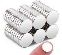 60Pack Neodymium Strong Magnet, 10x2 Small Round Magnets Strong,Rare Earth Magnets Heavy Duty Round Disc Magnet for Industrial, Whiteboard, Kitchen Cabinet,Tools Strorage