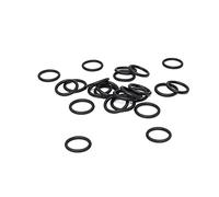 60PC Black Rubber Ring NBR Sealing O Ring 2.5mm Thickness Nitrile O-Ring Seal Gaskets Oil Ring Fuel Washer,27x22x2.5mm