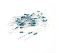 60pcs 1/2W Passive Components 68 Ohm 1% Tolerance 5-Color Loop axia-l Metal Capacitors Film Resistors AMNzOgOdL
