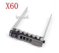 60pcs 2.5" SAS SATA HDD Hard Drive Tray Caddy For DELL PowerEdge T620 G281D