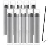 60Pcs 2.8mm Carpenter Pencil Refills Solid Replacements for Tracer & Pica Pencils Waterproof Deep Hole Marking Tips for Woodworking, Construction & Building