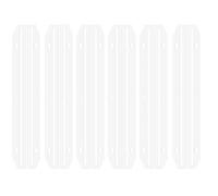 60Pcs 3 Ring Binders,Magazine Holders for Binders 3 Hole Punched Plastic Magazine Organizer Binder Accessories 3 Ring Binder Insert Strips for File Book Paper Magazine Collector, Translucent White