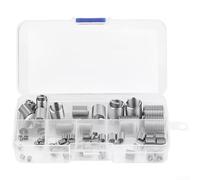 60pcs 304 Stainless Steel Threaded Inserts Kit for m3 M5 for m6 M8 for m10 | Stainless Steel Threaded InsertsM3 M5 for m6 M8 for m10 CoilWire Thread Repair KitHelicoil Style Insert