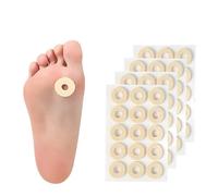 60PCS/4 Sheets Self Adhesive Foot Corn Pads Soft Round Foot Corn Cushions Relief Rings Gel Pads Caps Anti-Friction Remover Shoes Stick Protector