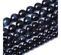 60PCS 6MM 3A Blue Black Tiger Eye Stone Beads Natural Gemstone Bead Crystal Healing Energy Jewelry Making DIY 15 inches