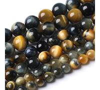 60PCS 6MM 3A Dreamlike Tiger Eye Stone Beads Natural Gemstone Bead Crystal Healing Energy Jewelry Making DIY 15 inches