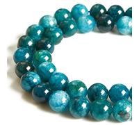 60pcs 6mm Apatite Beads Natural Gemstone Beads Round Loose Beads for Jewelry Making