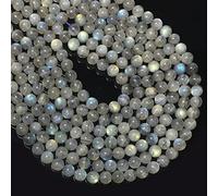 60pcs 6mm Labradorite Beads Natural Gemstone Beads Round Loose Beads for Jewelry Making