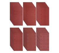60Pcs 93x185mm Sanding Sheets 1/3 Sheet Hook and Loop Sandpapr Assorted 40/80/120/180/240/400 Grit, Sanding Pads for Mouse Delta Multi Detail Sander Wood Metal Polishing Power Tool Accessories