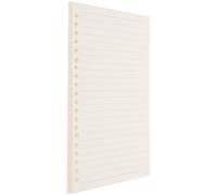60pcs A5 20 Hole Notebook Refill Paper Thickened White Grid Inserts