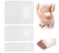 60Pcs Adhesive Wound Dressing Plasters Set - 20Pcs 10x6cm + 20Pcs 7x6cm + 20 Pcs 4.4x4.4cm, Sterile Dressings Extra Large Plasters Wound Dressing for Wounds, Cuts, Leg Ulcers, Grazes and Venous Leg