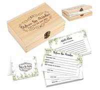 60pcs Advice And Wishes for The Mr And Mrs, Wedding Advice Cards for Wedding Games, Bridal Shower Guest Book Advice Cards Box for Bride And Groom, Well Wishes & Date Night Ideas for The Mr and Mrs