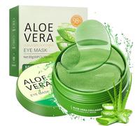 60PCS Aloe Vera Under Eye Gel Patches, Collagen Eye Mask for Puffy Eyes & Dark Circles, Hydrating Eye Patches Reduce Wrinkle and Fine Lines, Natural Cooling Soothing Gel Pads for Women Men Skin Care