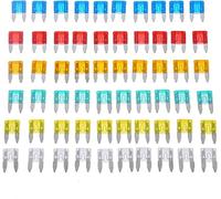 60pcs Auto Car Truck Mini Fuse Blade 5A 10A 15A 20A 25A 30A Mixed Set Kit Car Styling Cars Safety Blade Fuses Accessories Protected circuits