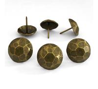 60PCS Big Size 1-Inch D25mmxL25mm Upholstery Sofa Tacks Vintage Design, Decorative Nails by Let's Decorate … (25mm Brass Turtle)