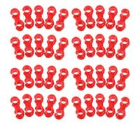 60pcs Bike Cable Clips S-Style Snap-in Rotatable S-Hook | Plastic Material, Prevents Cable Wear, Reduces Cable Clutter, Suitable for Mountain Bikes and Technical Descents