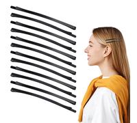 60Pcs Black Jumbo Bobby Pins 3.35 Inch Metal Hair Clips Premium Secure Hold Hair Pins Classic Diy Painting Hairpins Hair Accessories Barrette for Buns for Women Girls Thick Long Updo All Hair Types
