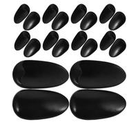 60pcs Black Plastic Ear Protectors for Shower and Bathing, Waterproof