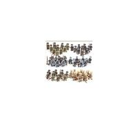 (60pcs-C) War II the British and German armies Desert Military Sodiers Weapons Minifigures Kids Toys Gifts Fit Lego