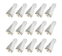 60pcs Car Air Vent Clip Perfume Holder for Bumpy Driving White | Ferromanganese Metal Build, No Falling Clips, Blends with Trim, for Ride-share Drivers and Car Owners