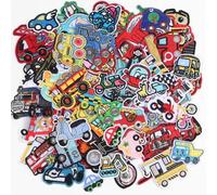 60PCS Car Embroidered Iron on Patches, Assorted Toy Cars Sew on Decorative Applique Patches for Kids Clothing, Pants, Backpacks, Hats, Jeans