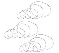 60pcs Cassette Recorder Rubber Drive Belt Mixed Size 40-100mm Repair