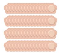 60Pcs Castor Oil Patch Self Adhesive Belly Button Patch with Organic Cotton Core Leak Proof Disposable Castor Oil Pads for Abdomen Care and Daily Use