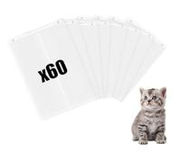 60pcs Cat Litter Box Liners for PetSnowy SNOW+ Cat Litter Box,Self-Sealing Waste Drawer Bags Ideal for Automatic Litter Box Use(60 Pcs)