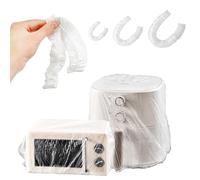 60PCS Clear Kitchen Appliance Covers Thickened Disposable Furniture Dust Cover Dustproof with Elastic for Small Appliance, Oven, Pressure Cooker, Blender, Toaster, Air Fryer, Instant Pot(S, M, L)