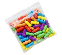 60Pcs Colorful Replacement Checkers Strategy Board Game Chess Pieces Wood Pegs for Tabletop Markers Board Game Colorful Replacement Checkers