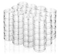 60Pcs Cosmetic Containers, HNYYZL 3 Gram Clean Plastic Jar Travel Sample Empty Container, for Lotion, Eye Shadow Nails Powder, Jewelry, and Creams Sample Make-up Storage(Transparent, 3ML)