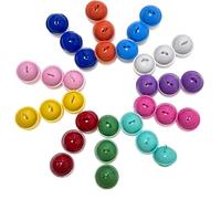 60pcs Craft Bells 18mm,Colorful Bells Metal Bells for Crafting,for Dog Cat Collars, Jewelry Making,Christmas Decorations